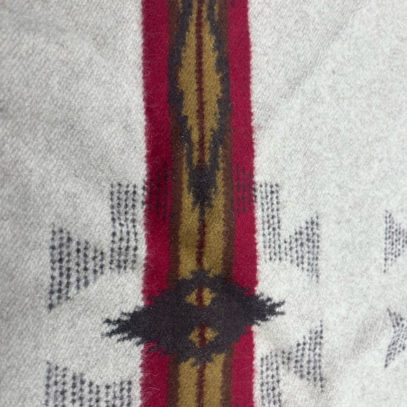 Pendleton Art Pendleton Aztec Wool Blanket Remnants Oregon Crafting